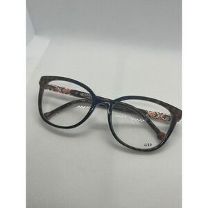 Coco Song Eyeglasses Brown Tortoise Floral Accent Frames‎ Designer